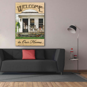 'Welcome to Our Home' by John Rossini, Giclee Canvas Wall Art,40x60
