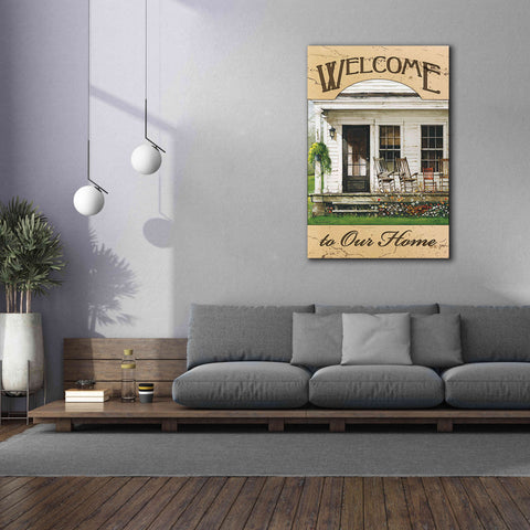 Image of 'Welcome to Our Home' by John Rossini, Giclee Canvas Wall Art,40x60
