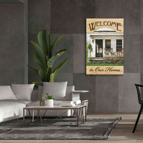 Image of 'Welcome to Our Home' by John Rossini, Giclee Canvas Wall Art,40x60