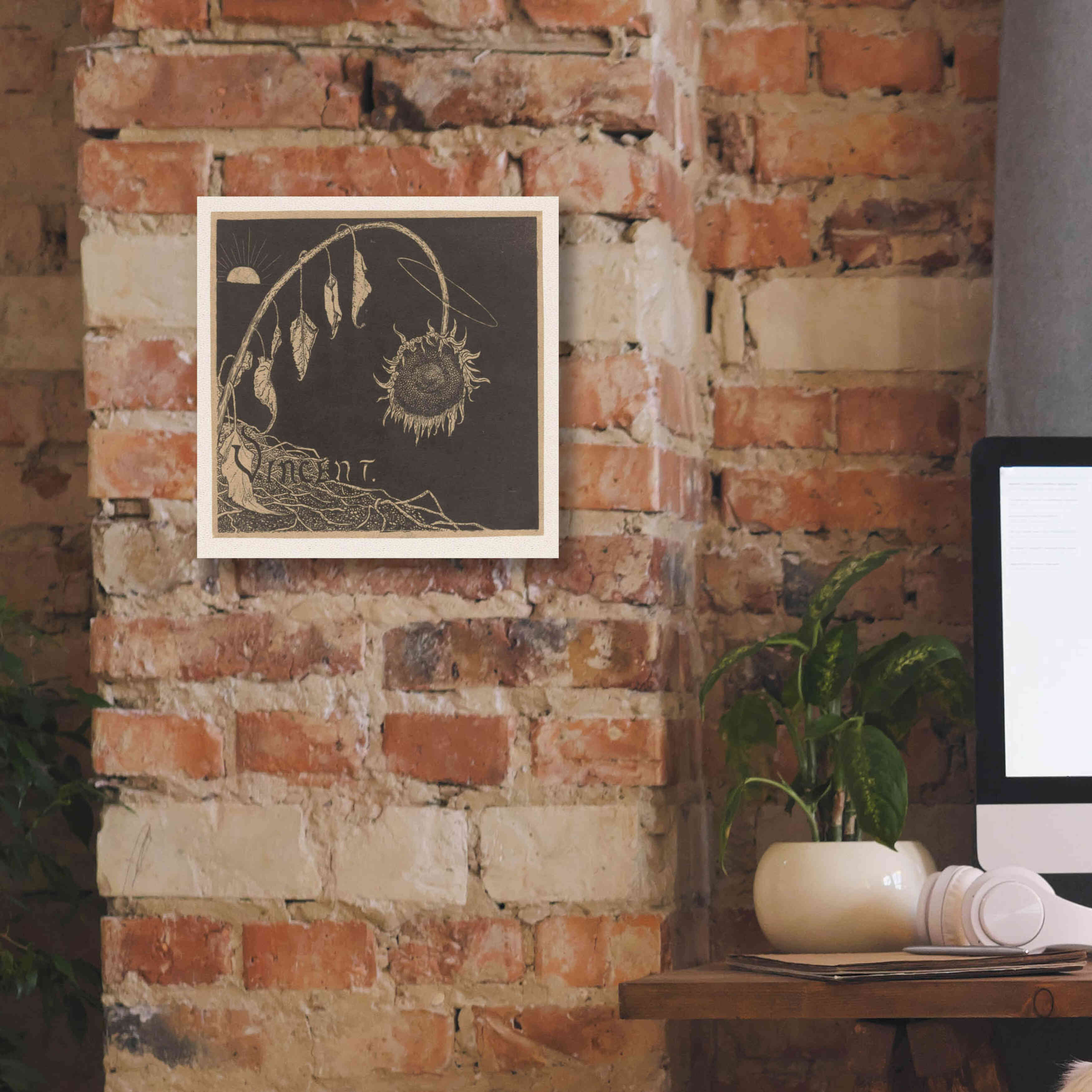 'Tentoonstelling der Nagelaten Werken Van Vincent Van Gogh, Amsterdam' by Richard Roland Holst, Giclee Canvas Wall Art,12x12