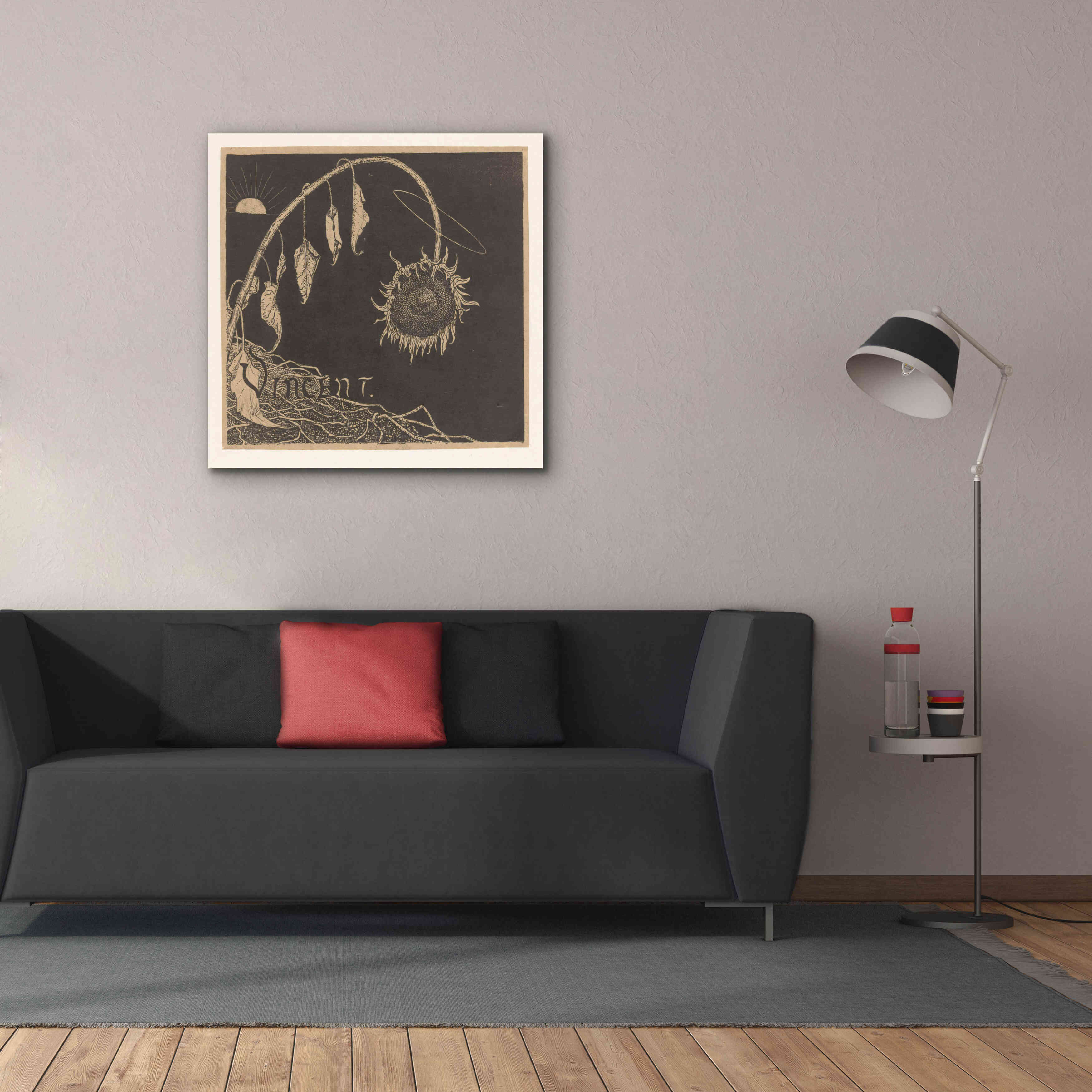 'Tentoonstelling der Nagelaten Werken Van Vincent Van Gogh, Amsterdam' by Richard Roland Holst, Giclee Canvas Wall Art,37x37