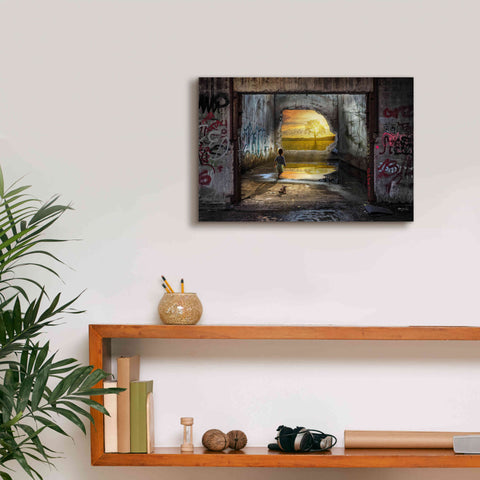 Image of 'The Great Beyond' by Alan, Giclee Canvas Wall Art,18x12