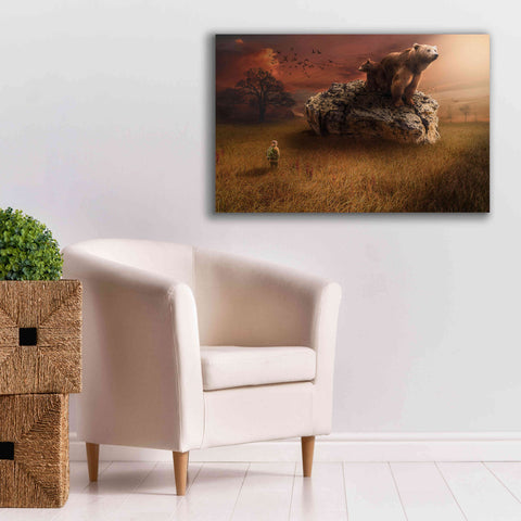 Image of 'Bear With Me' by Alan, Giclee Canvas Wall Art,40x26