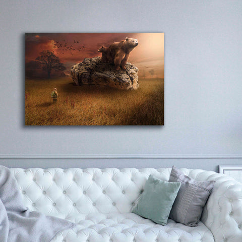 Image of 'Bear With Me' by Alan, Giclee Canvas Wall Art,60x40