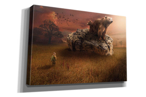 Image of 'Bear With Me' by Alan, Giclee Canvas Wall Art