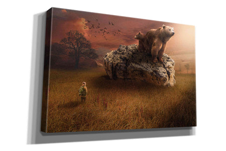 'Bear With Me' by Alan, Giclee Canvas Wall Art