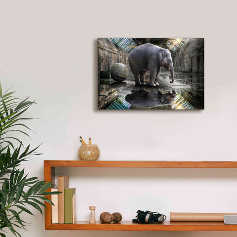 Image of 'The Big Grey' by Alan, Giclee Canvas Wall Art,18x12