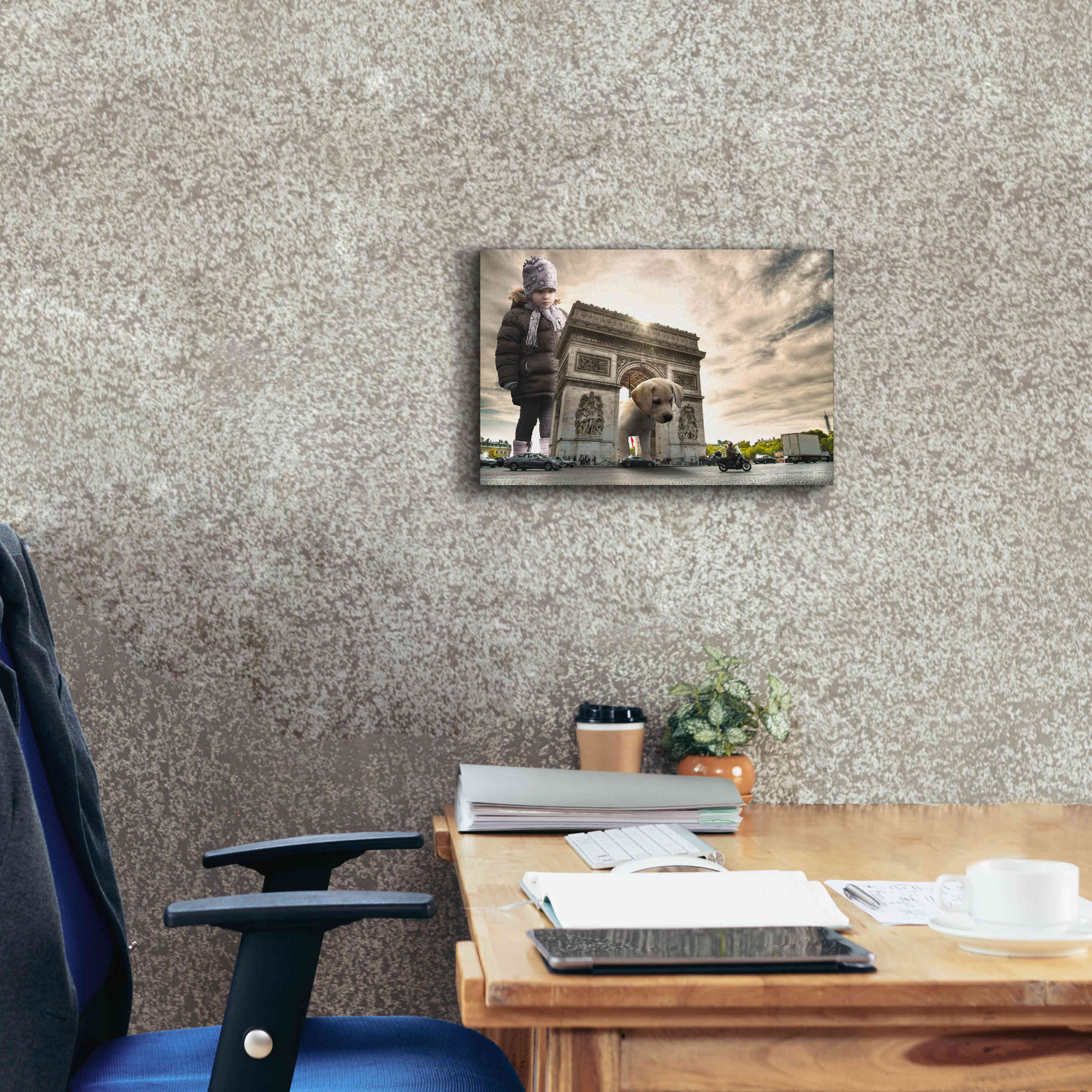 'Playtime' by Alan, Giclee Canvas Wall Art,18x12