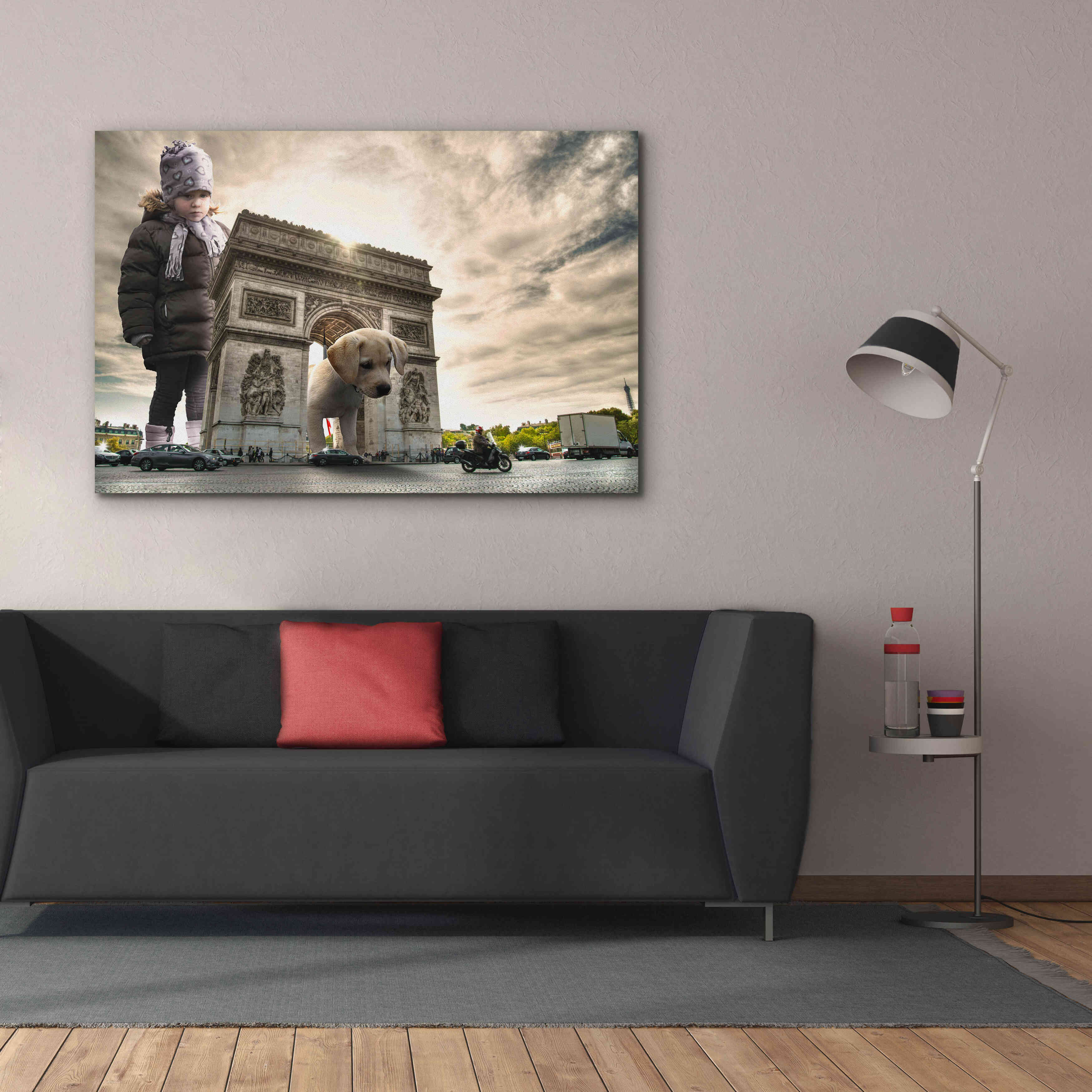 'Playtime' by Alan, Giclee Canvas Wall Art,60x40