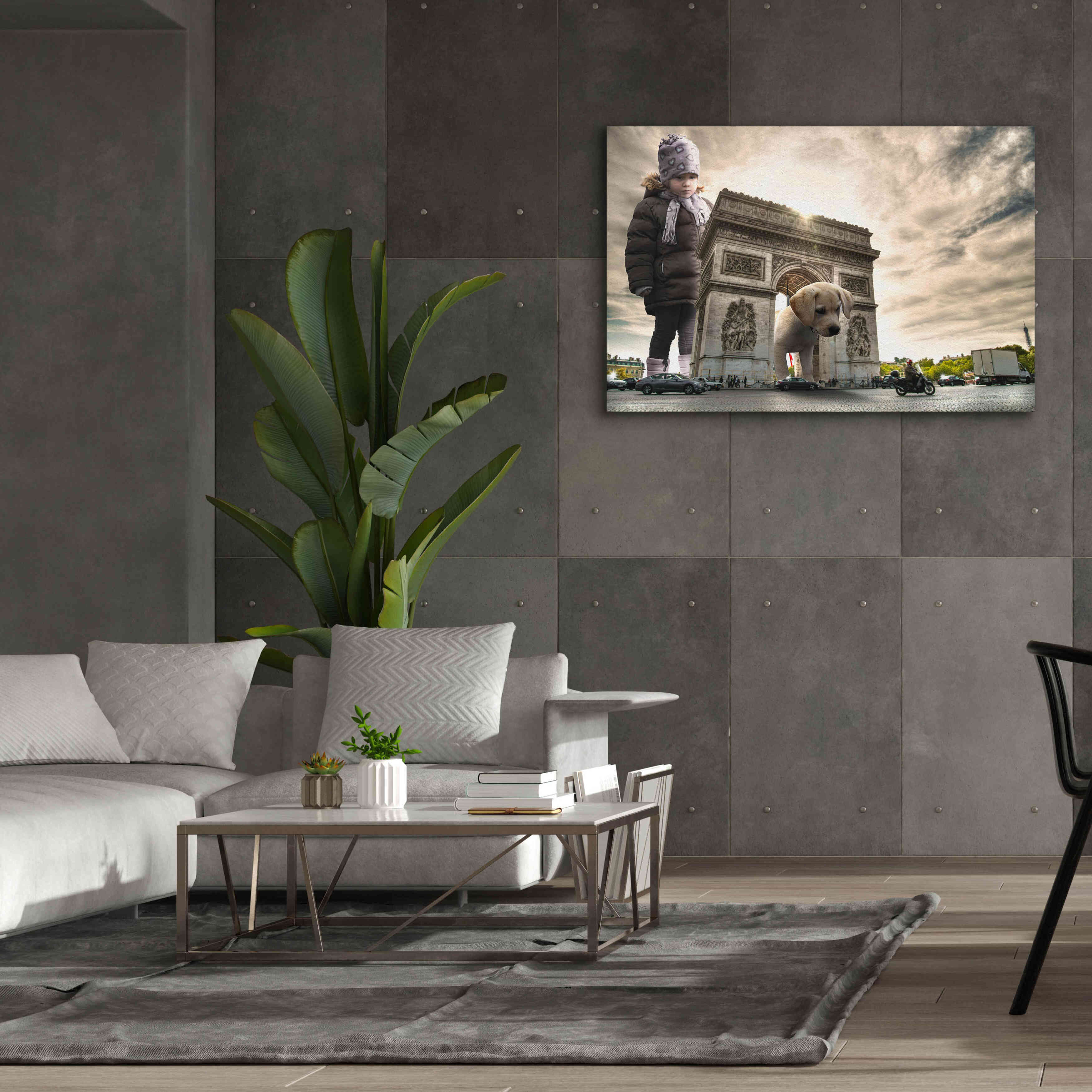 'Playtime' by Alan, Giclee Canvas Wall Art,60x40