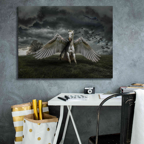 Image of 'Pegasus Rising' by Alan, Giclee Canvas Wall Art,34x26