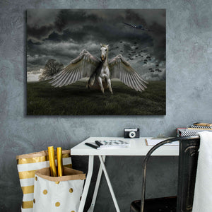 'Pegasus Rising' by Alan, Giclee Canvas Wall Art,34x26