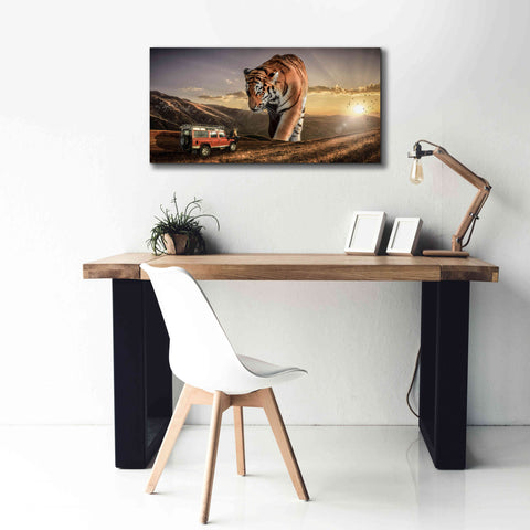Image of 'Hunters' by Alan, Giclee Canvas Wall Art,40x20
