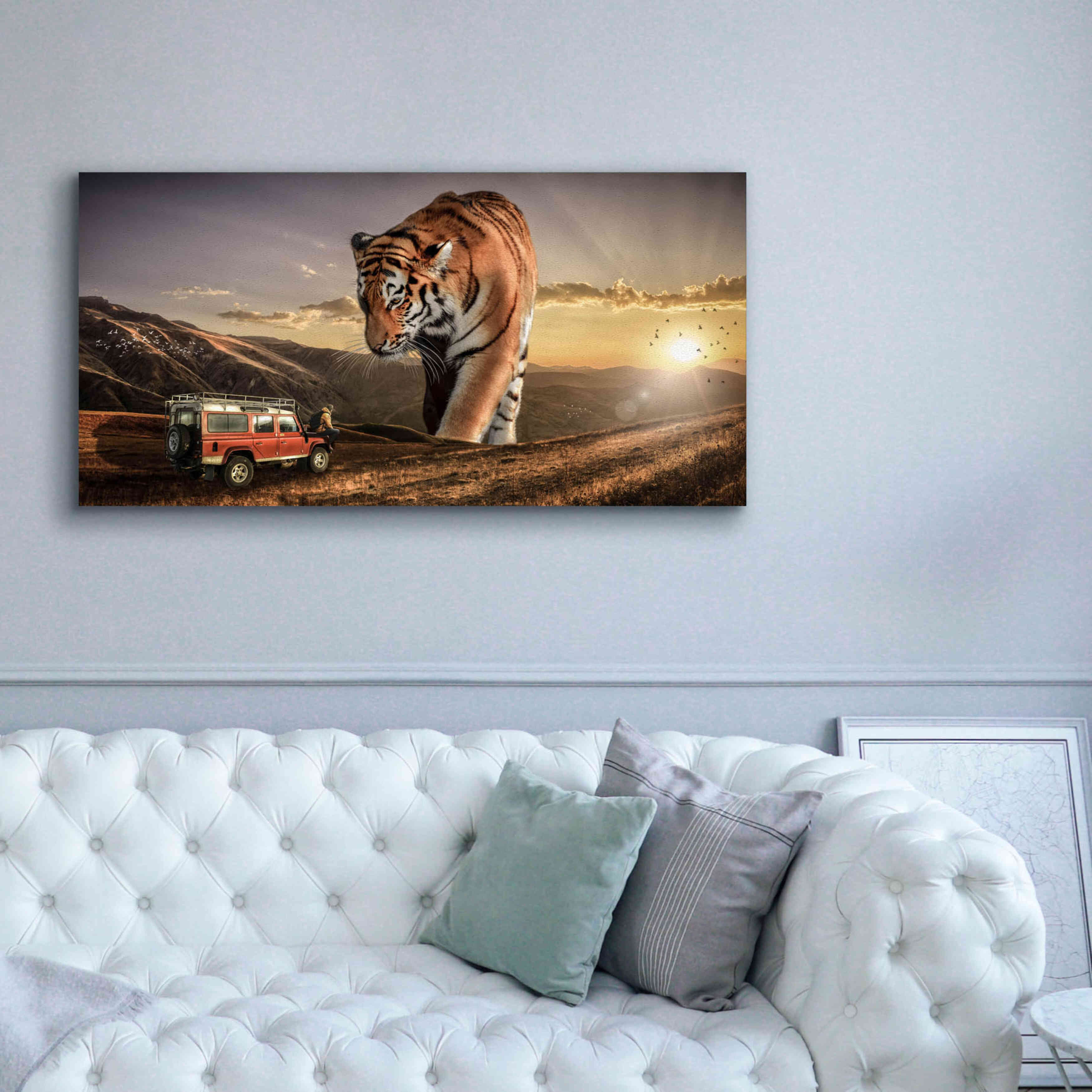 'Hunters' by Alan, Giclee Canvas Wall Art,60x30