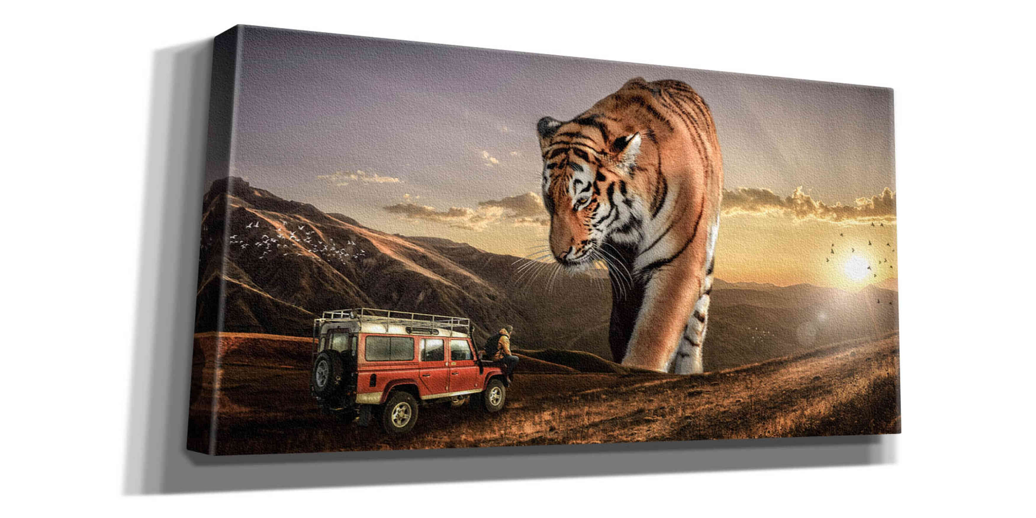 'Hunters' by Alan, Giclee Canvas Wall Art