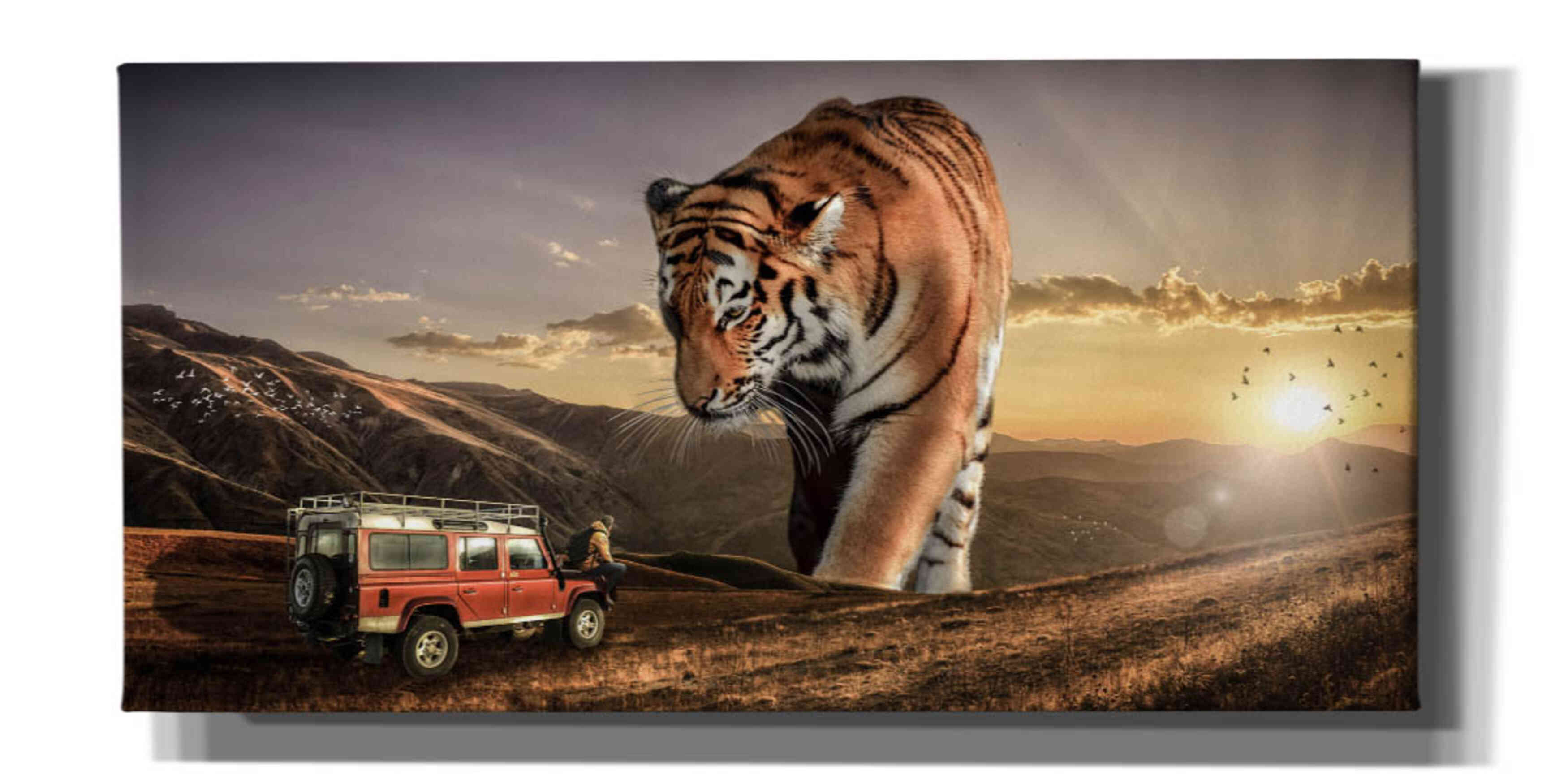 'Hunters' by Alan, Giclee Canvas Wall Art