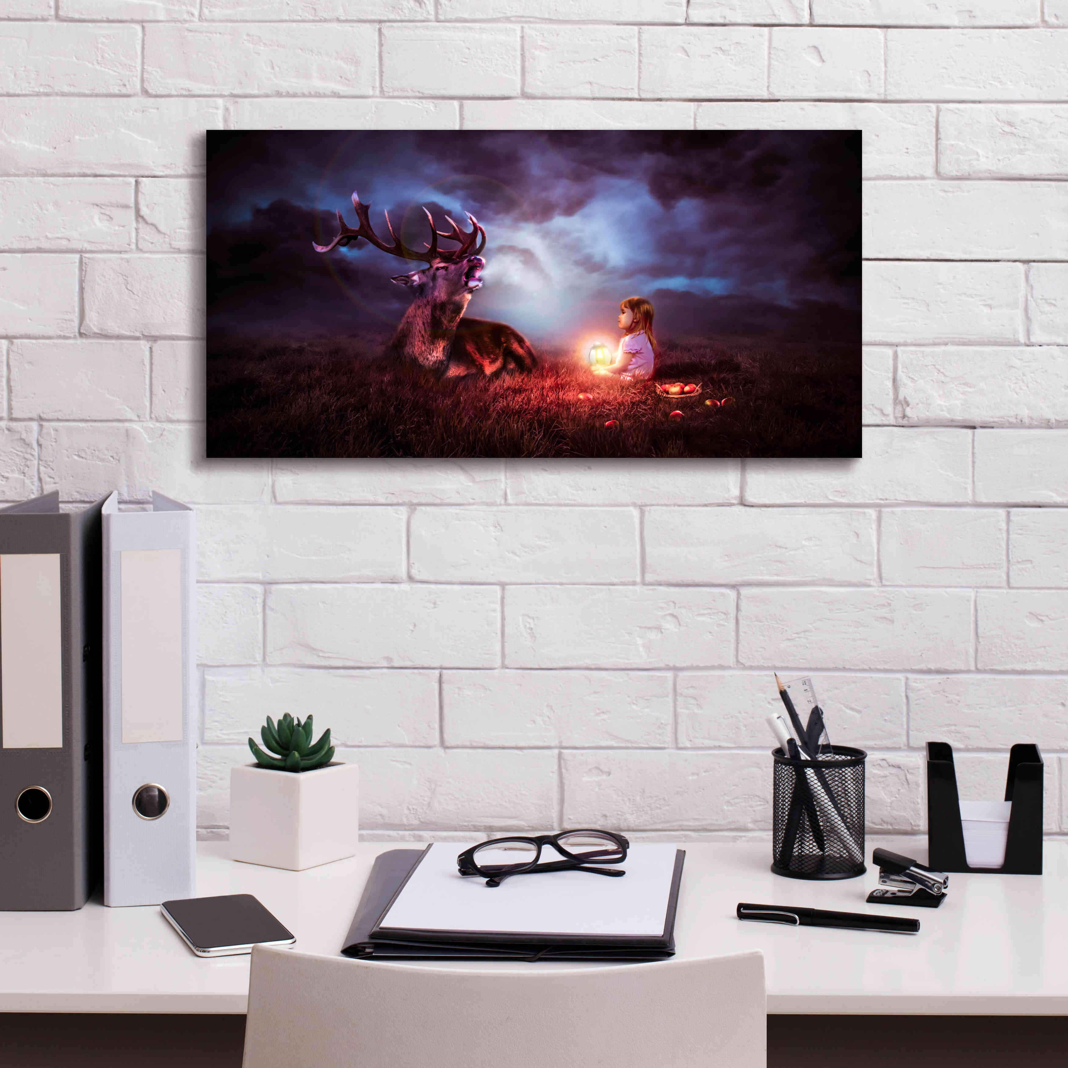 'Call of the Wild' by Alan, Giclee Canvas Wall Art,24x12