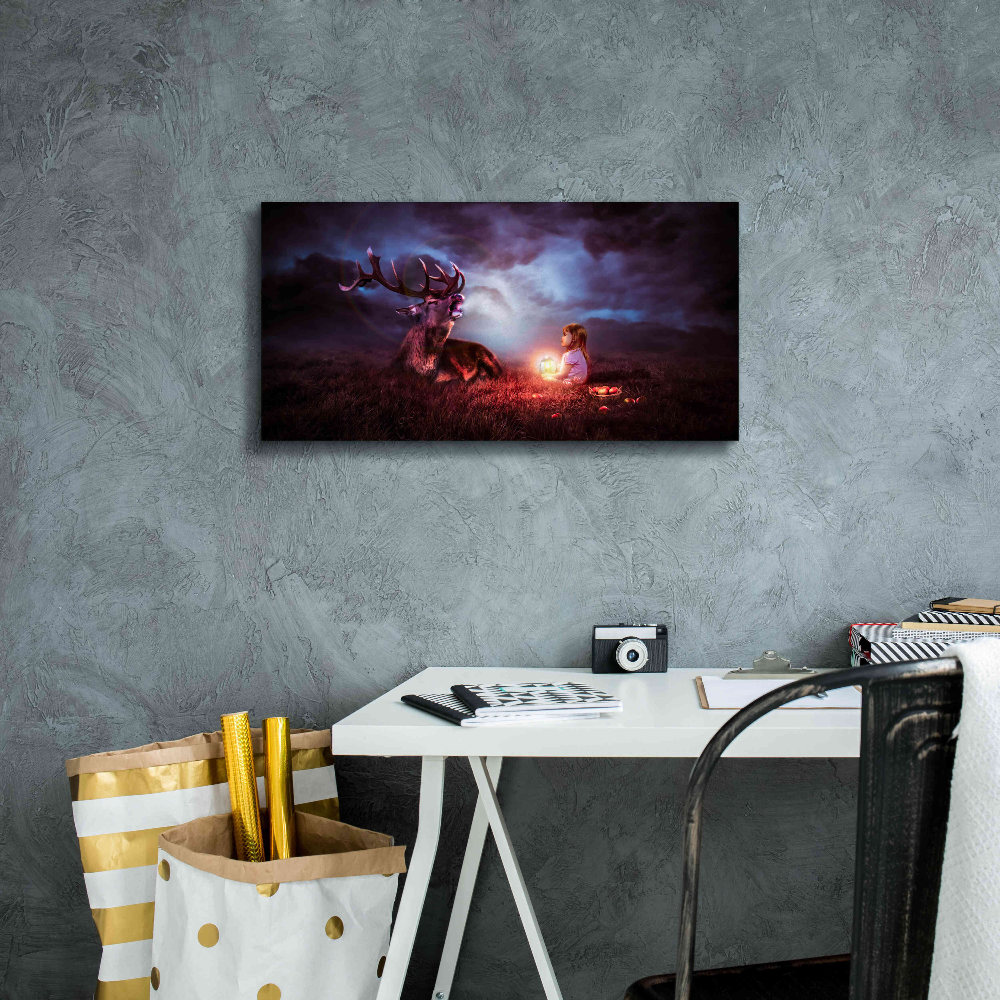 'Call of the Wild' by Alan, Giclee Canvas Wall Art,24x12