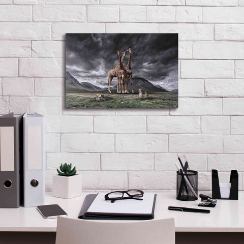 Image of 'Long Neck Scotland' by Alan, Giclee Canvas Wall Art,18x12