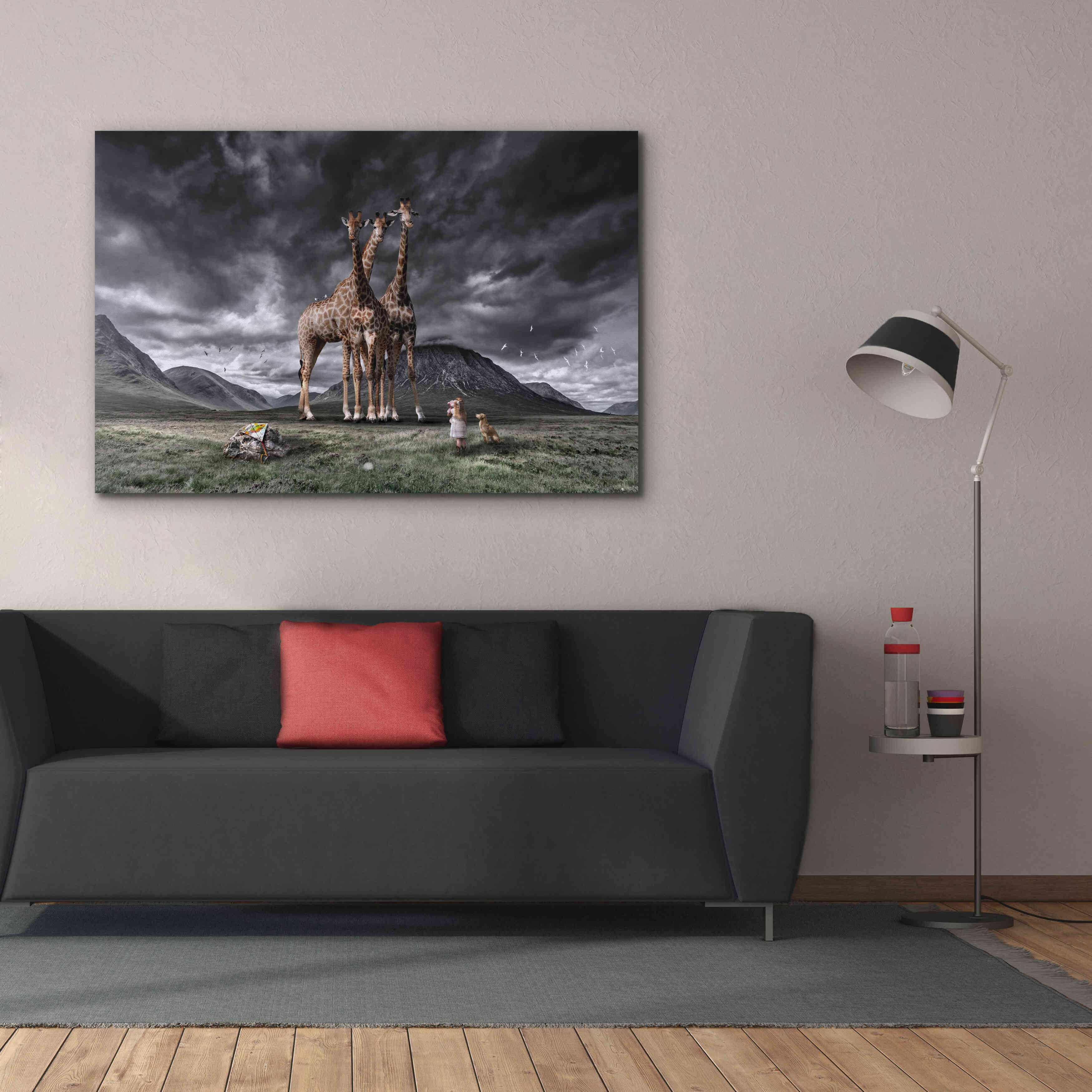 'Long Neck Scotland' by Alan, Giclee Canvas Wall Art,60x40