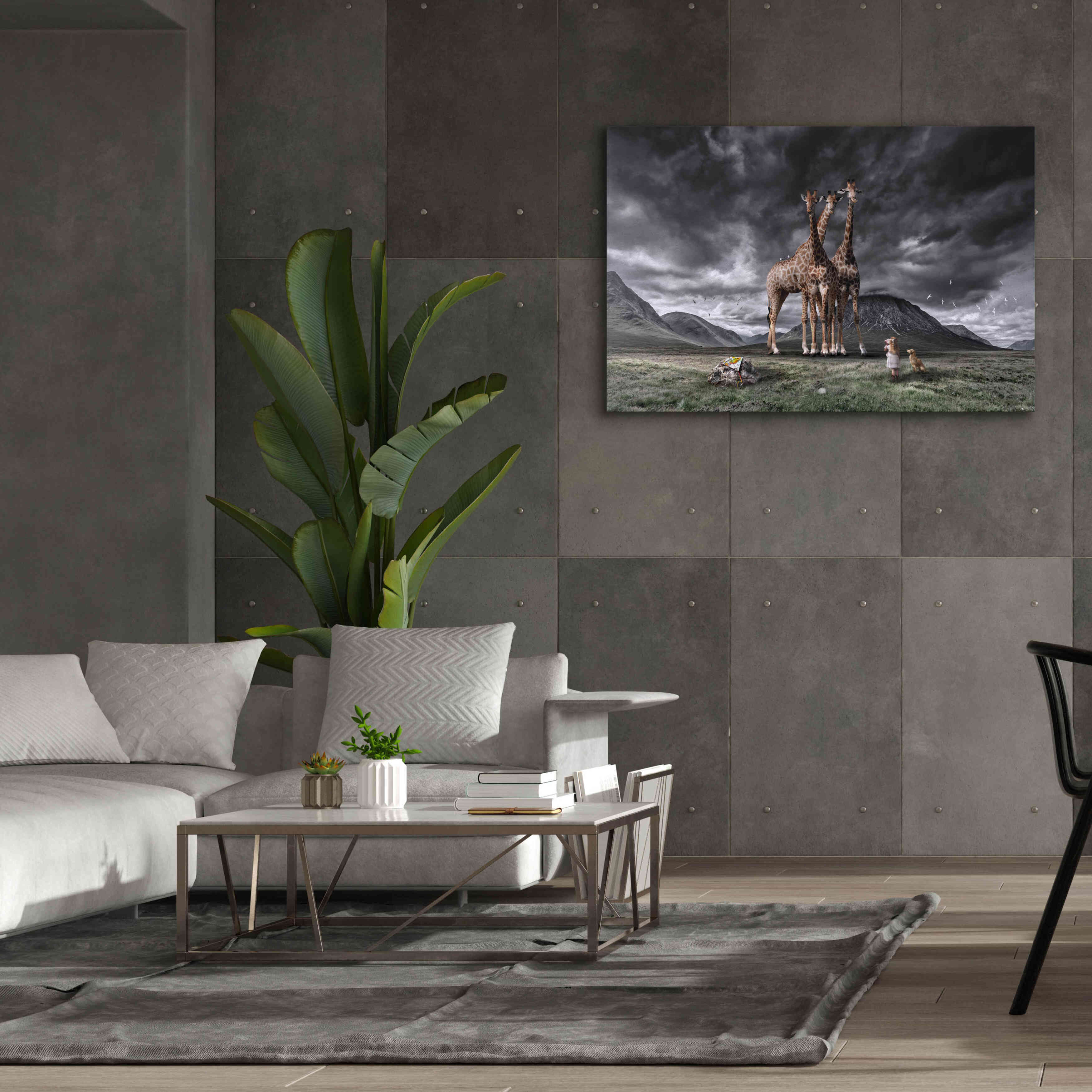 'Long Neck Scotland' by Alan, Giclee Canvas Wall Art,60x40