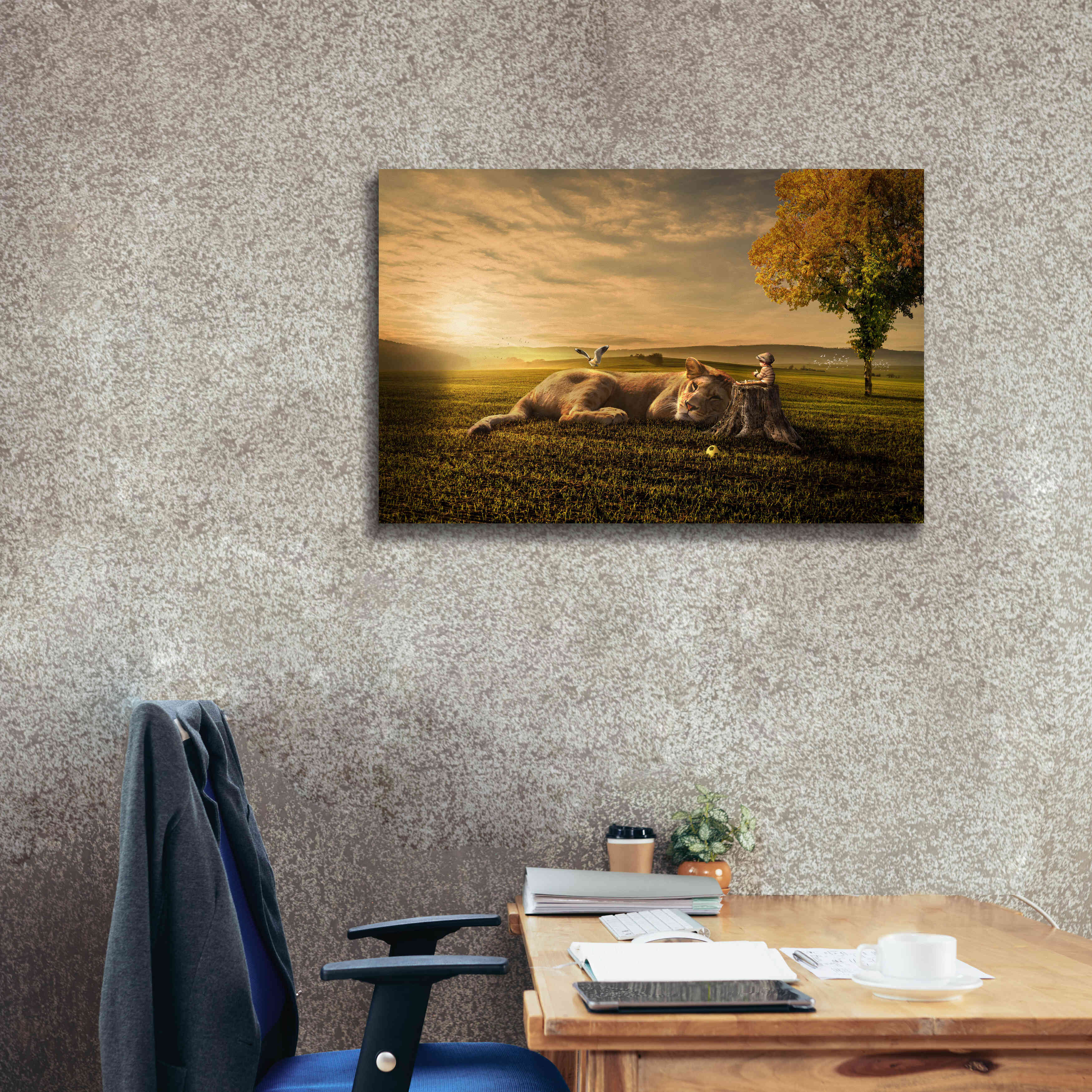 'Sunset Sleeping' by Alan, Giclee Canvas Wall Art,40x26