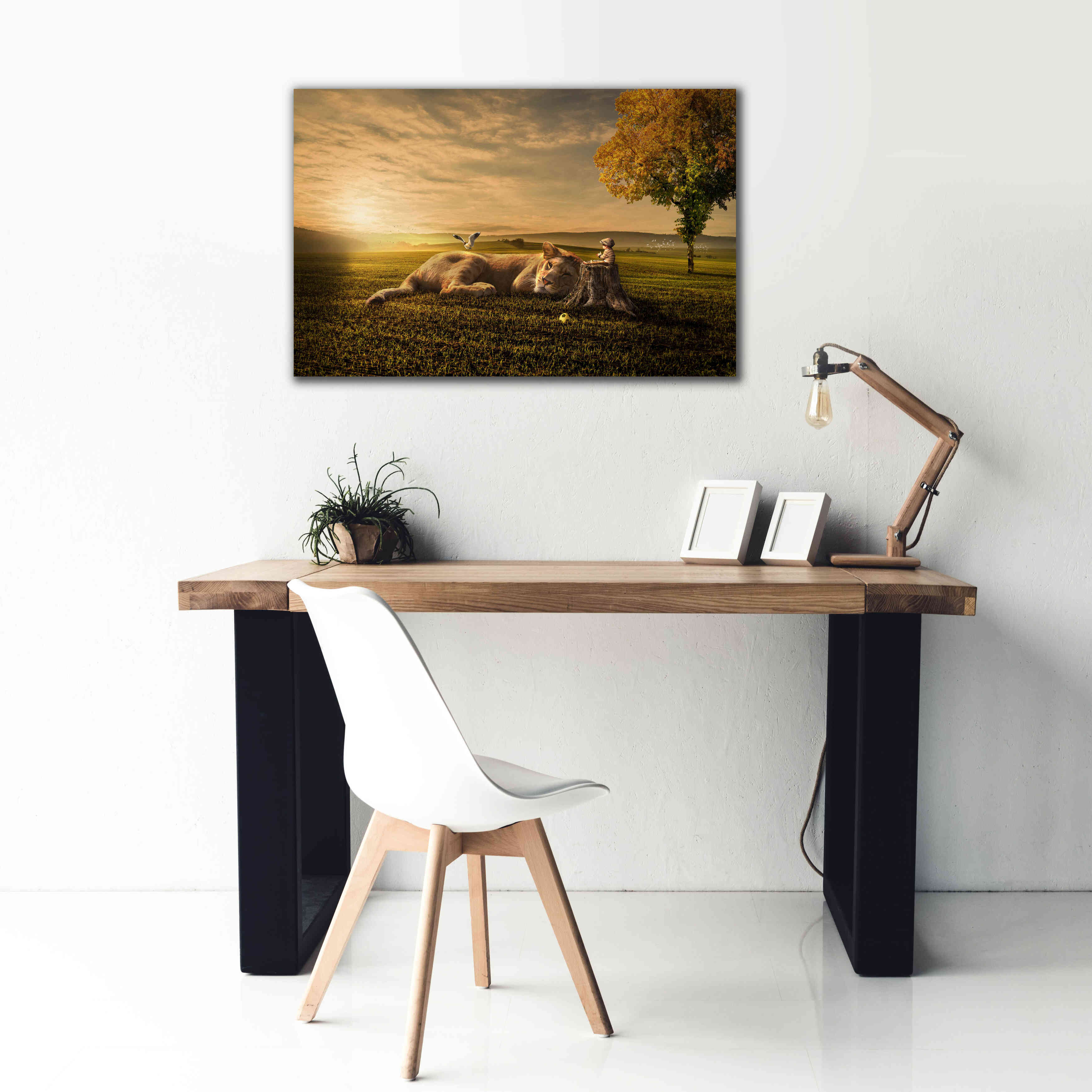 'Sunset Sleeping' by Alan, Giclee Canvas Wall Art,40x26