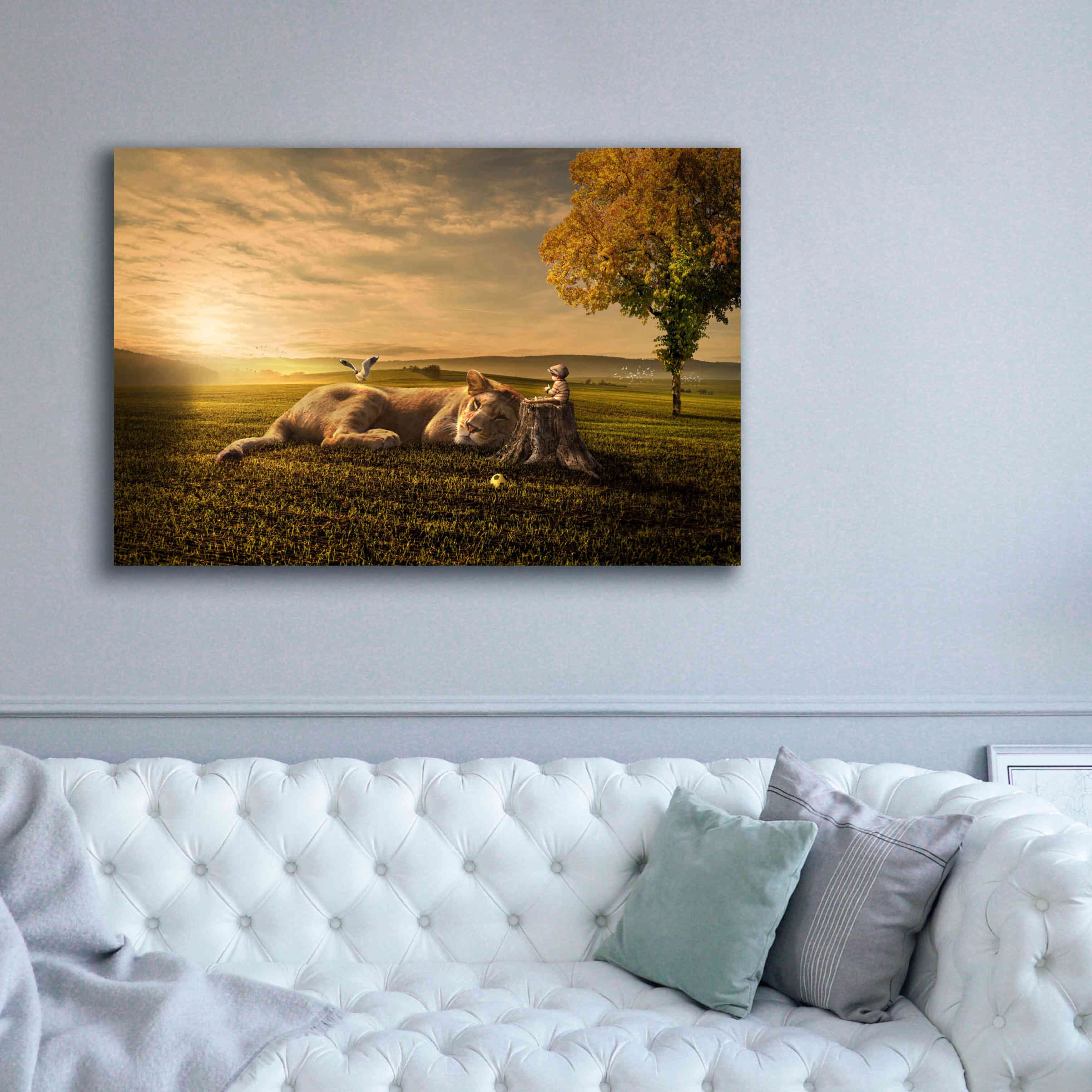 'Sunset Sleeping' by Alan, Giclee Canvas Wall Art,60x40