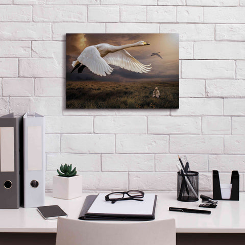 Image of 'Take Flight' by Alan, Giclee Canvas Wall Art,18x12