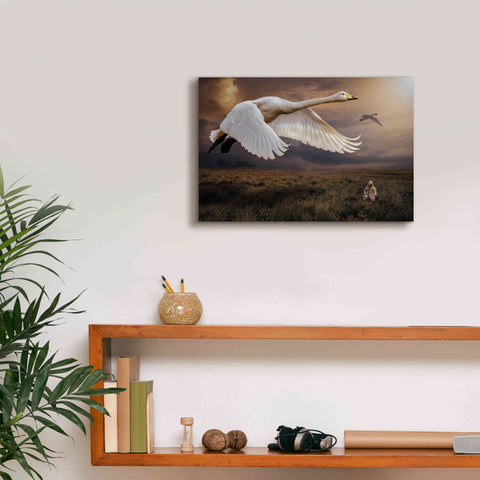 Image of 'Take Flight' by Alan, Giclee Canvas Wall Art,18x12