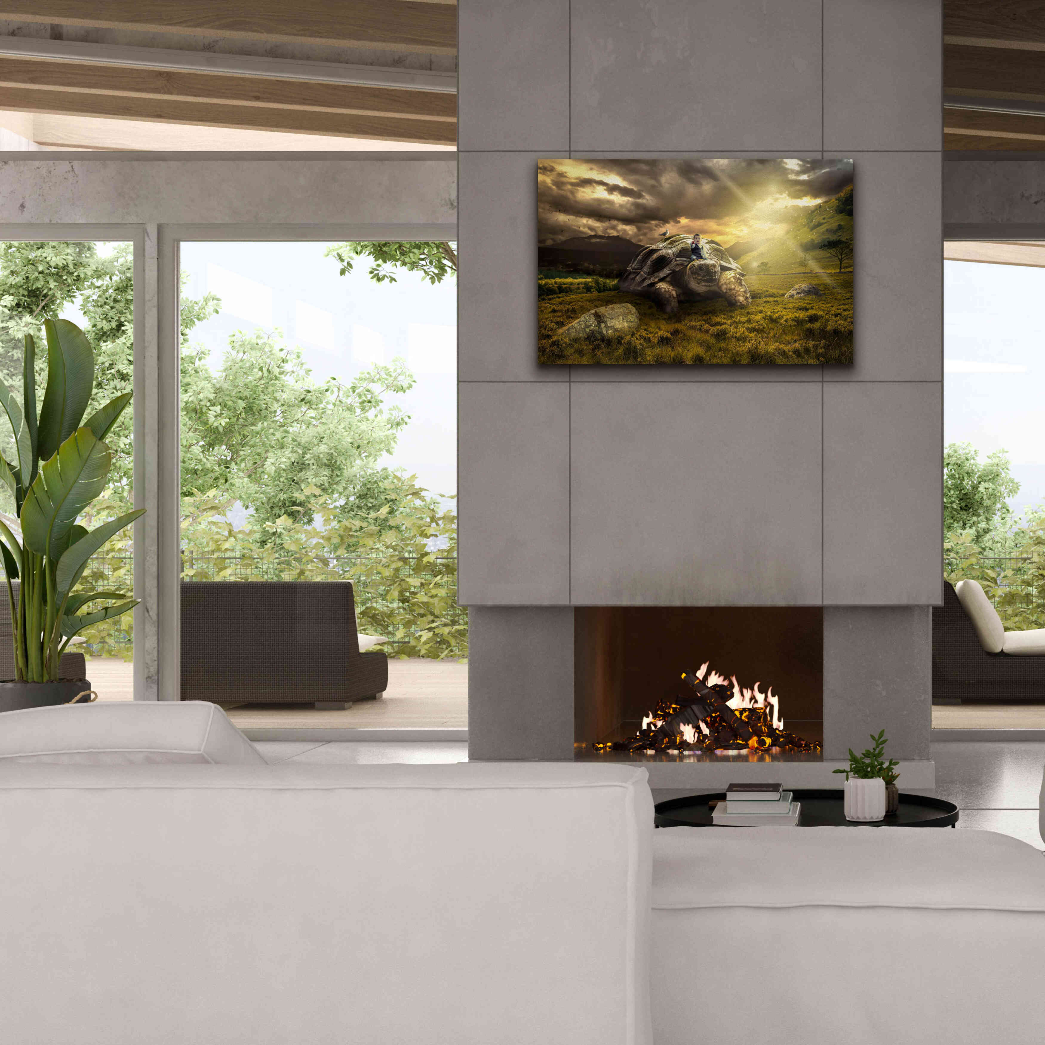 'Onward' by Alan, Giclee Canvas Wall Art,40x26