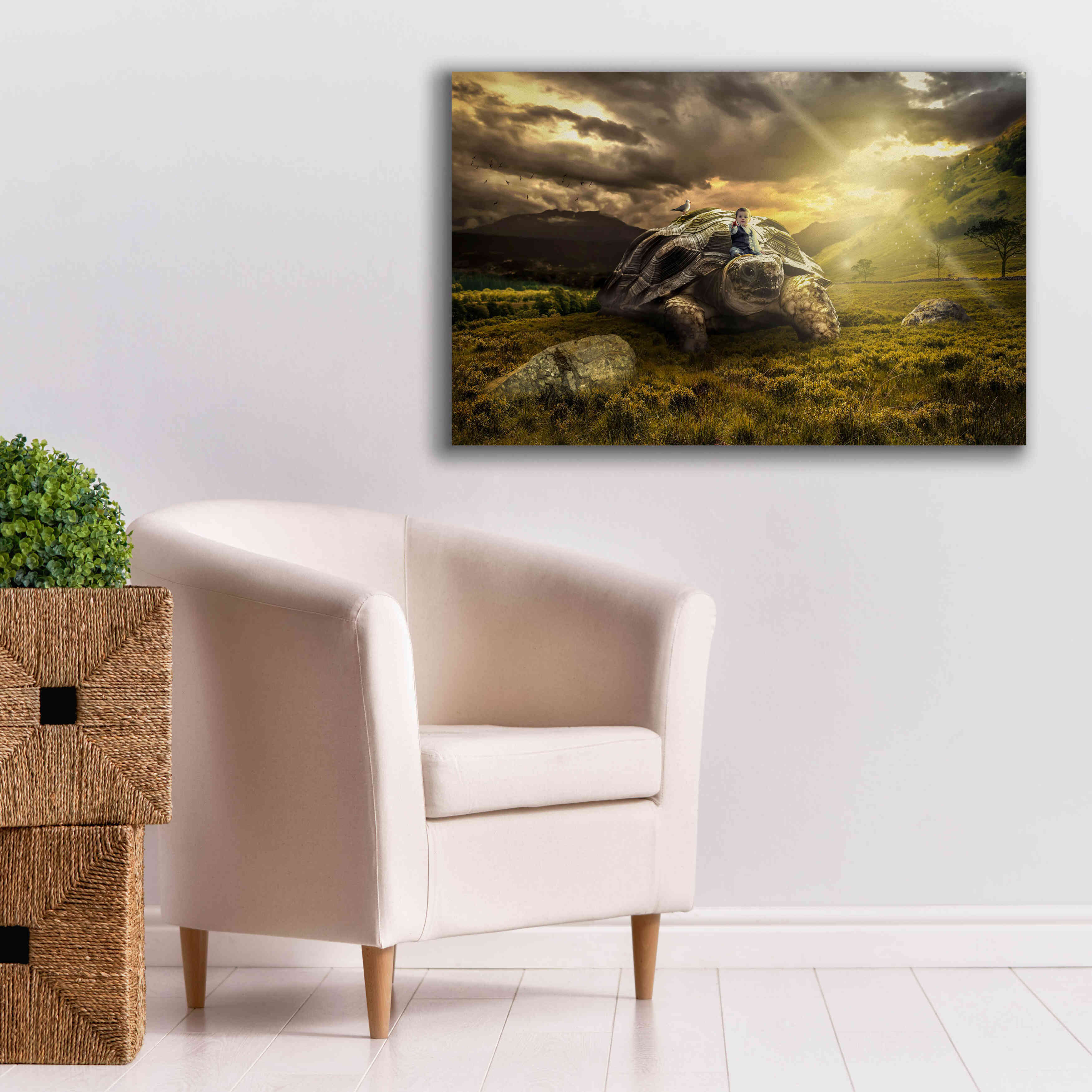 'Onward' by Alan, Giclee Canvas Wall Art,40x26