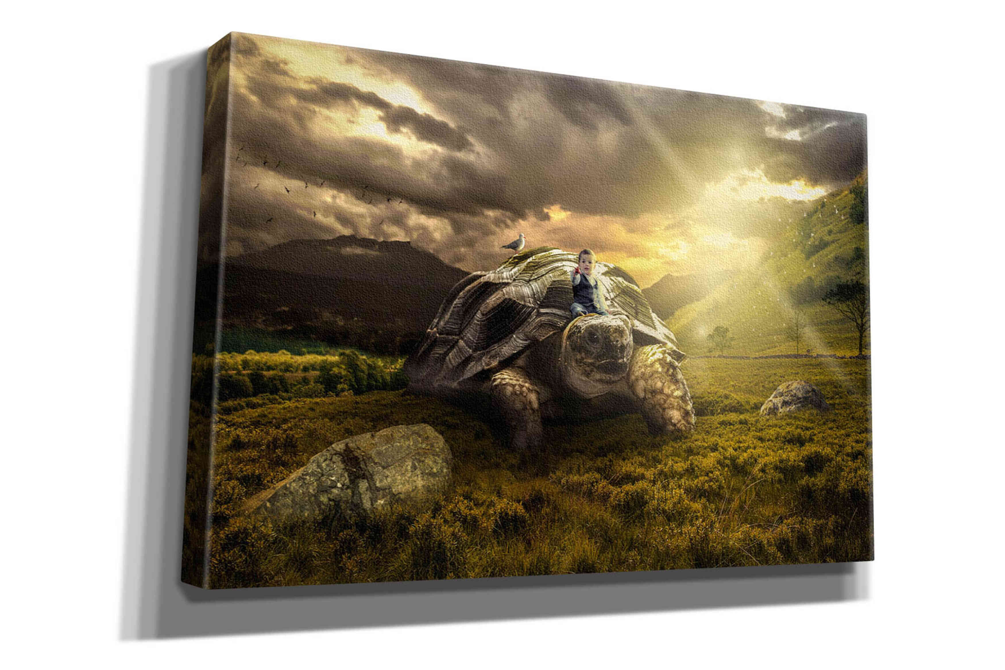 'Onward' by Alan, Giclee Canvas Wall Art