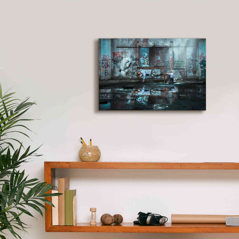 Image of 'Care to Share' by Alan, Giclee Canvas Wall Art,18x12