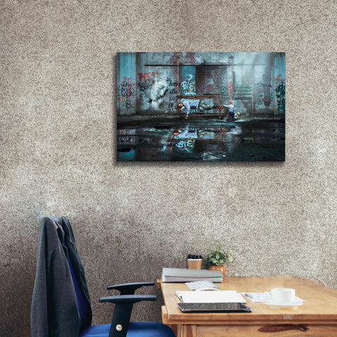 Image of 'Care to Share' by Alan, Giclee Canvas Wall Art,40x26