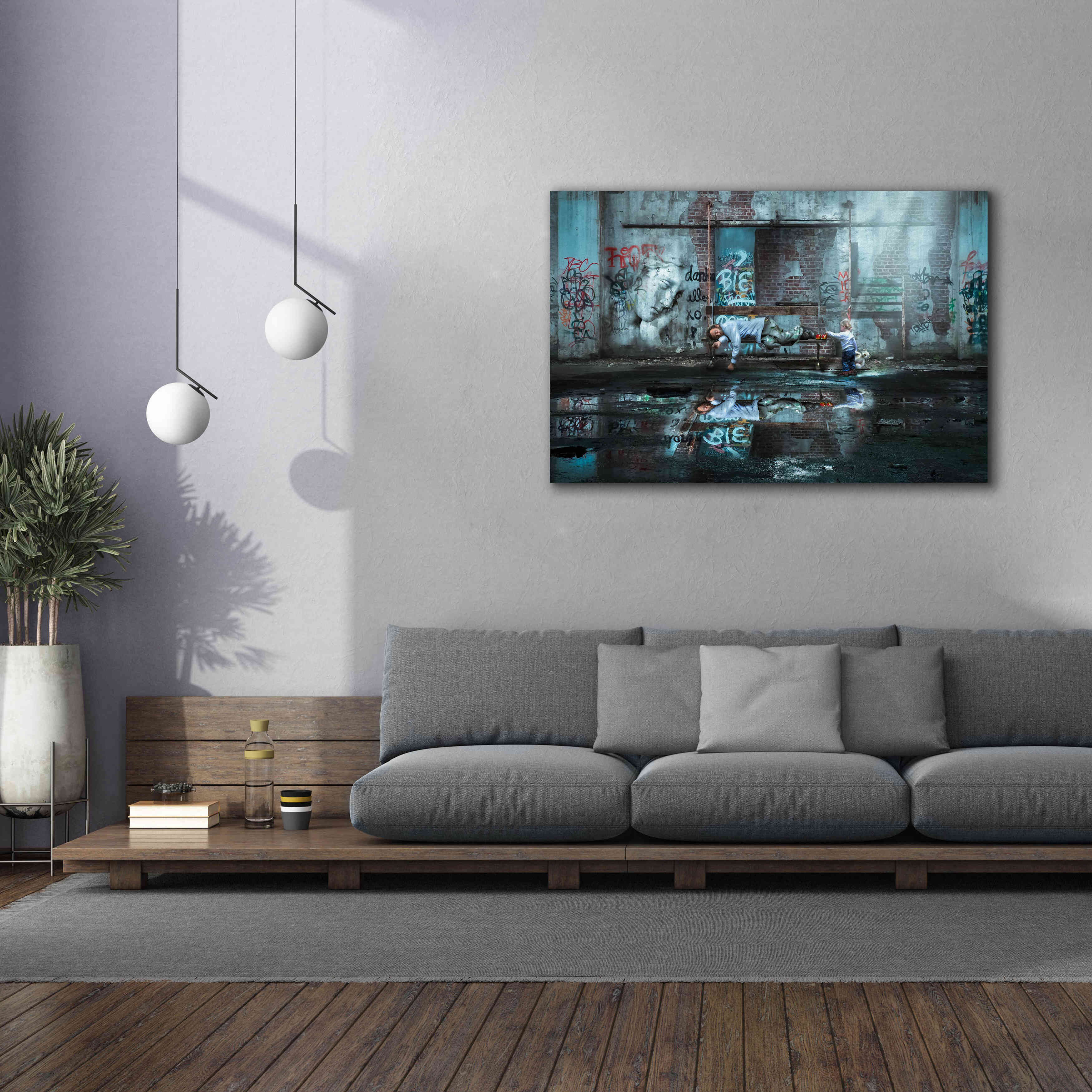 'Care to Share' by Alan, Giclee Canvas Wall Art,60x40