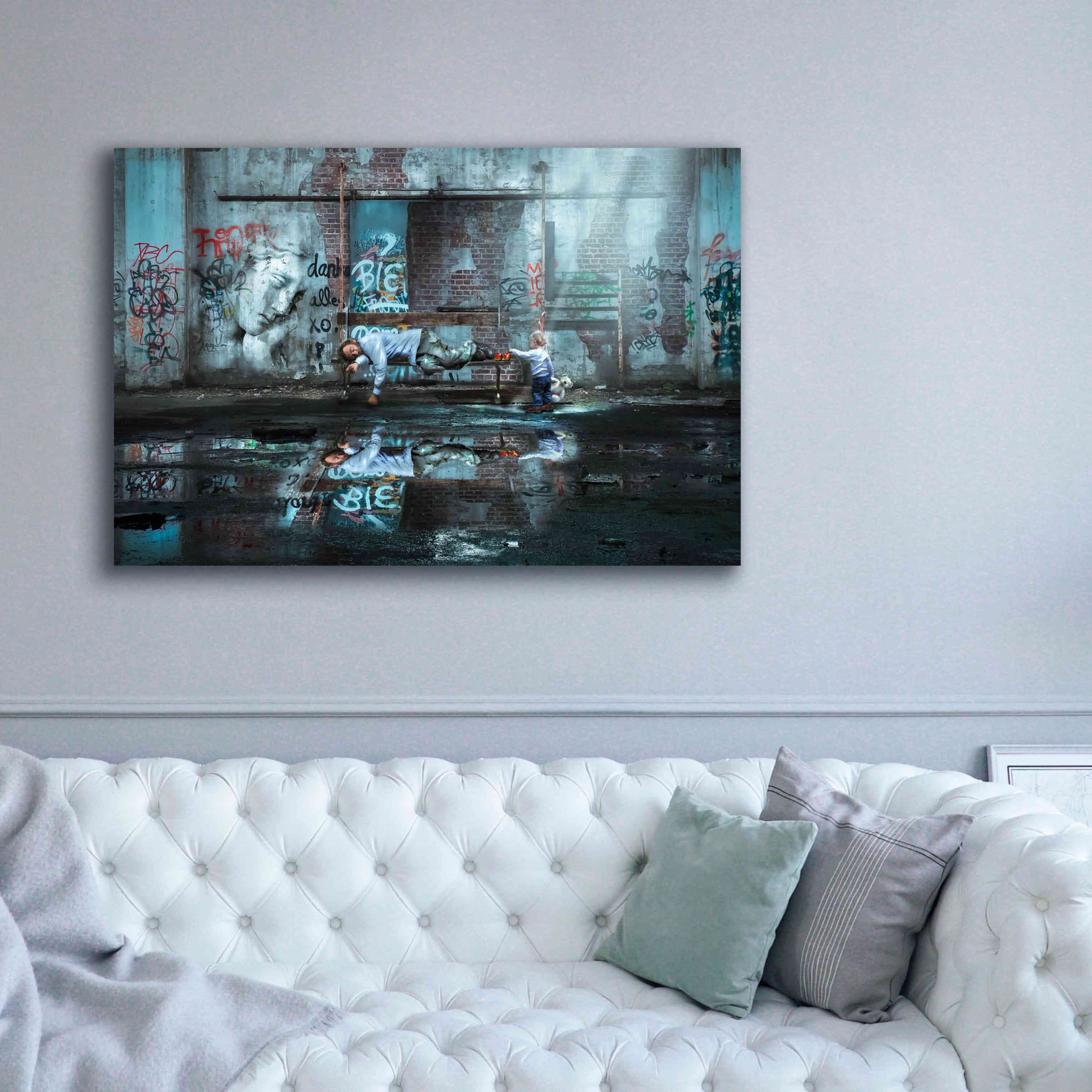 'Care to Share' by Alan, Giclee Canvas Wall Art,60x40