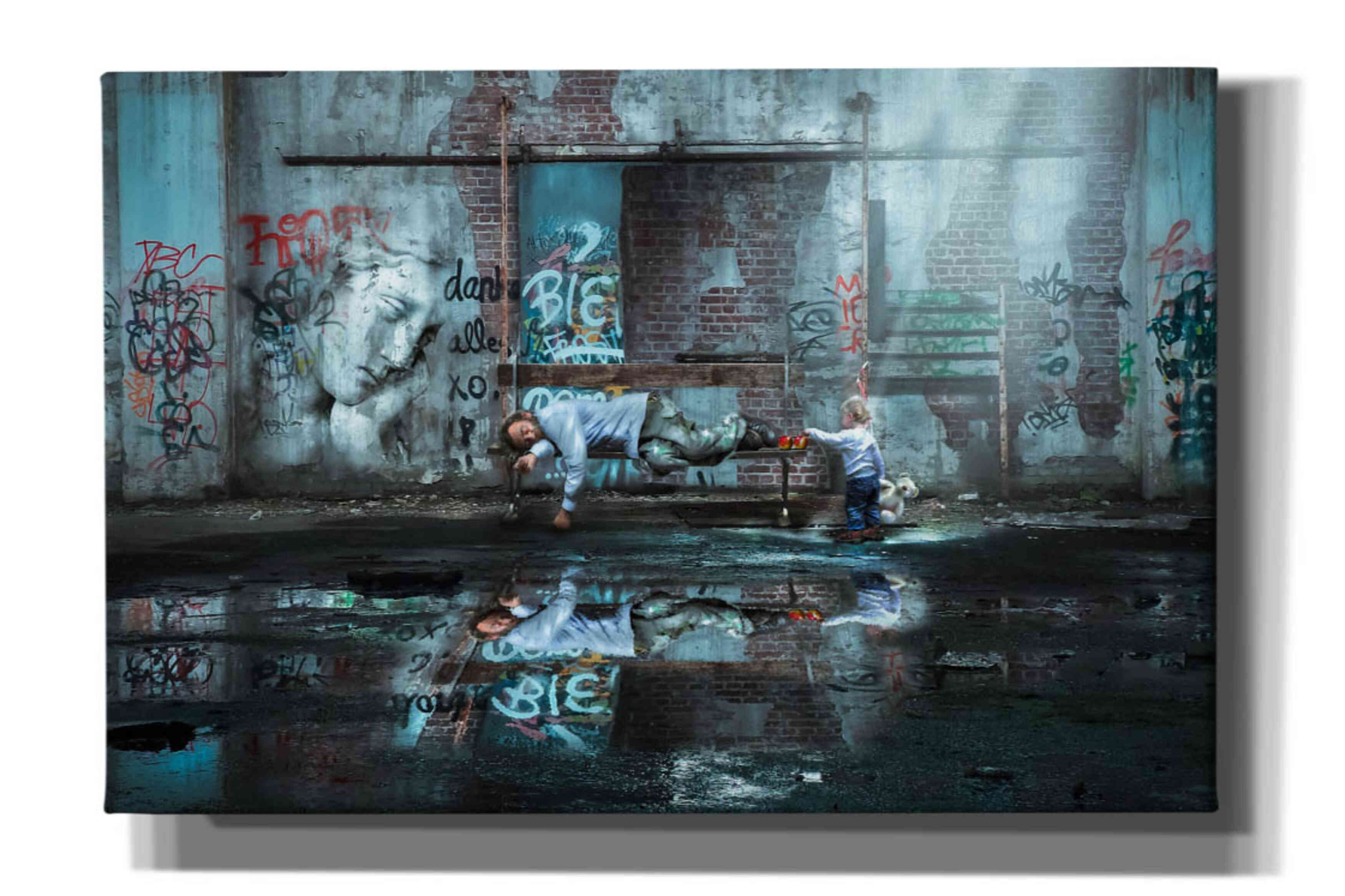 'Care to Share' by Alan, Giclee Canvas Wall Art