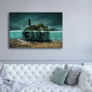 'Capturing Fish' by Alan, Giclee Canvas Wall Art,60x40