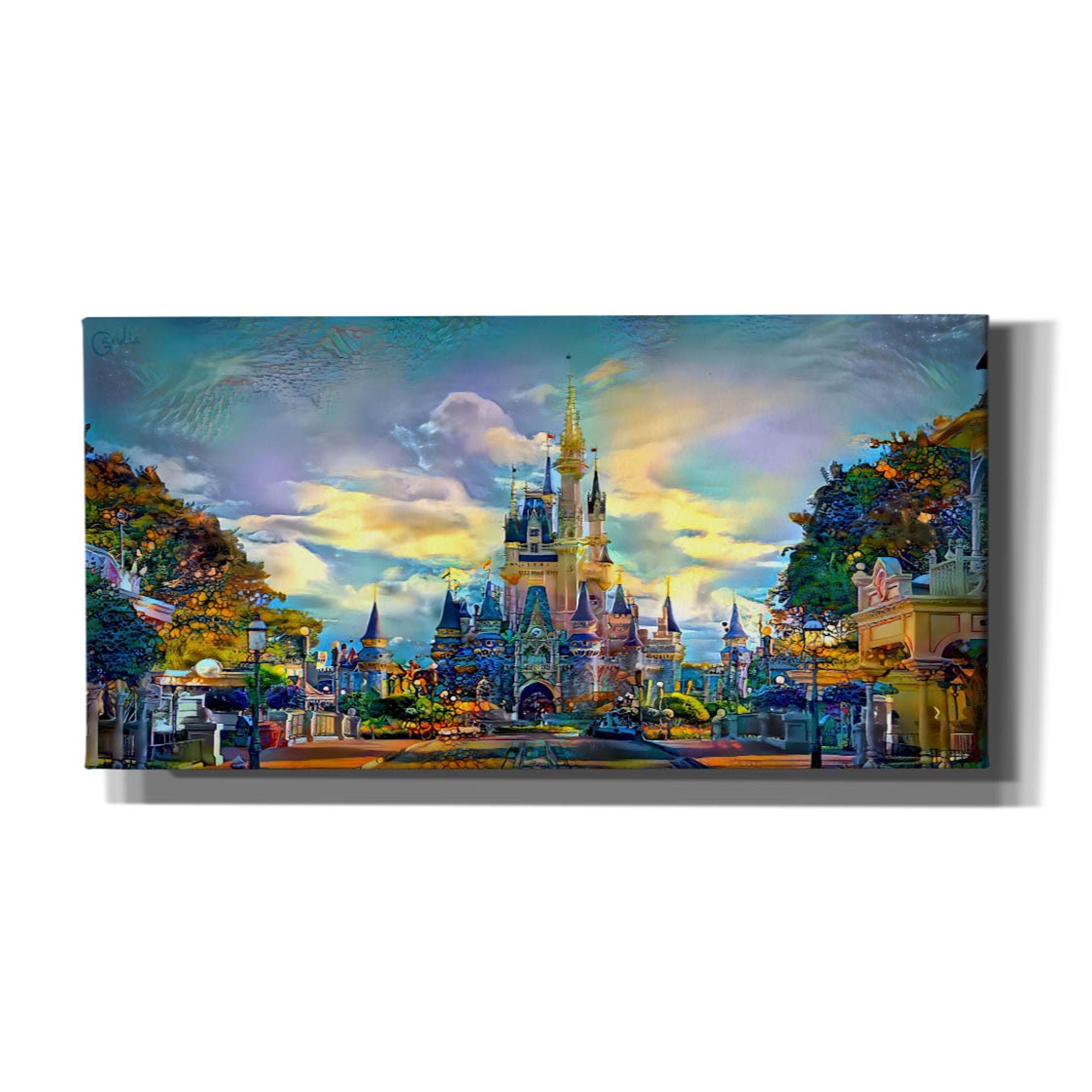 'Orlando Florida United States Castle' by Pedro Gavidia, Canvas Wall Art