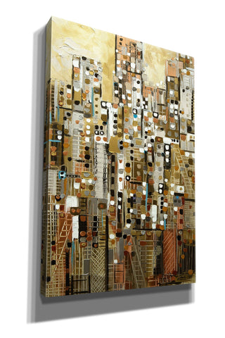 Image of 'Golden Cityscape' by Ekaterina Ermilkina, Canvas Wall Art