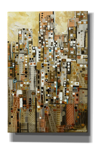 Image of 'Golden Cityscape' by Ekaterina Ermilkina, Canvas Wall Art