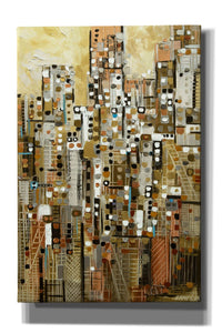 'Golden Cityscape' by Ekaterina Ermilkina, Canvas Wall Art