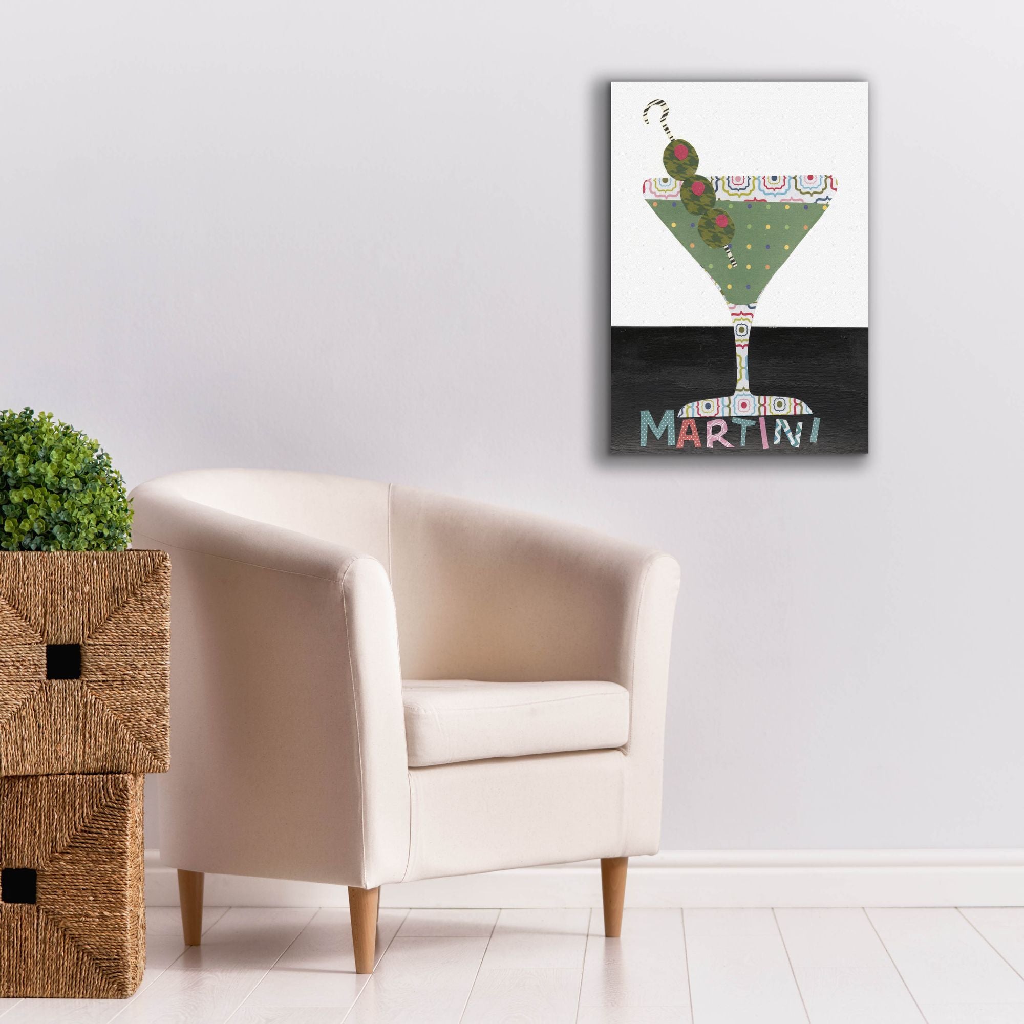 'Mix Me a Drink II' by Regina Moore, Canvas Wall Art,18 x 26