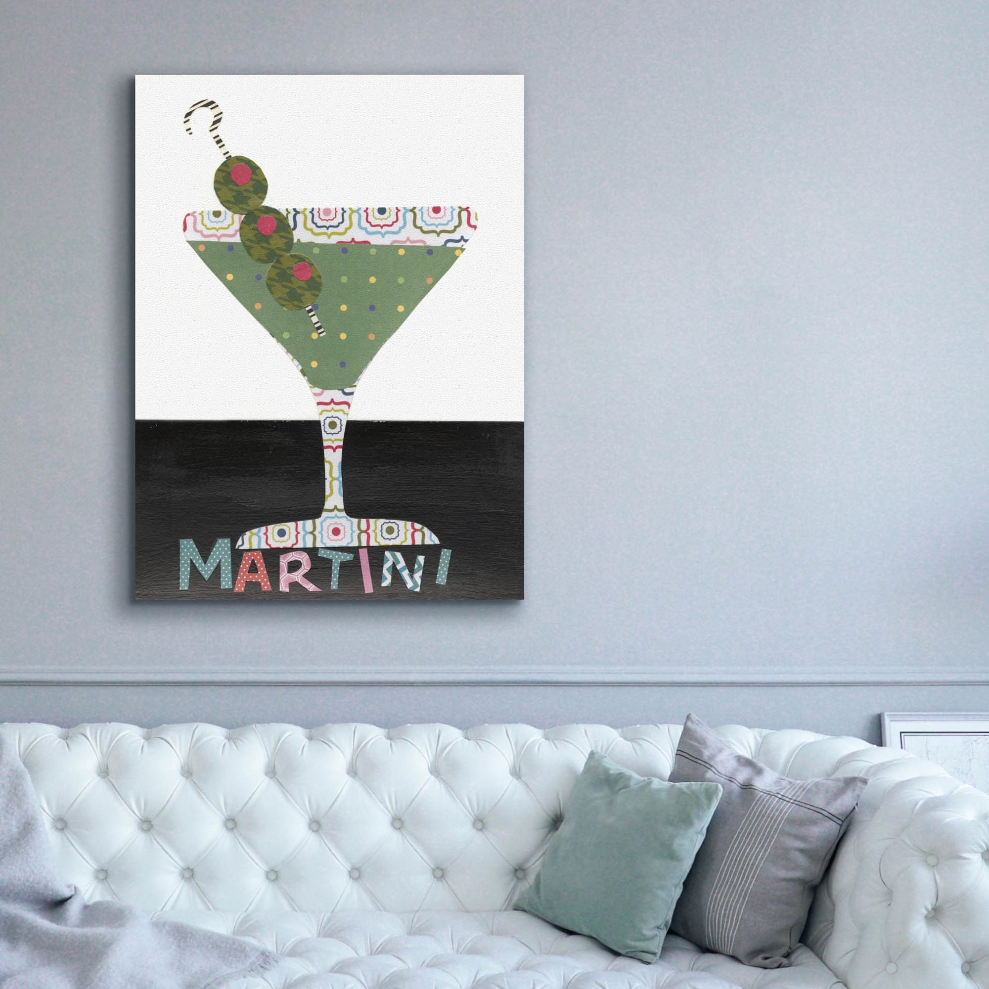 'Mix Me a Drink II' by Regina Moore, Canvas Wall Art,40x54