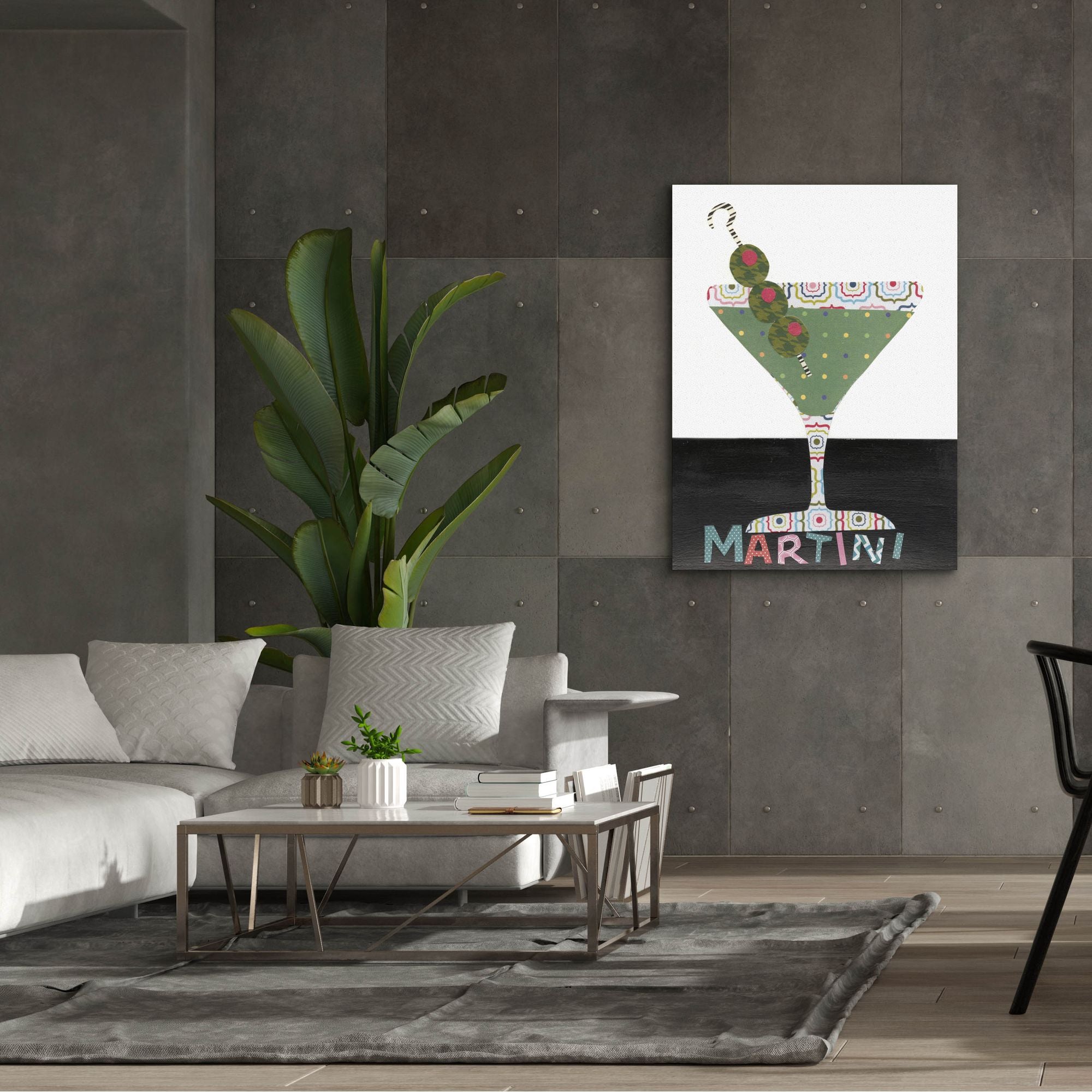 'Mix Me a Drink II' by Regina Moore, Canvas Wall Art,40x54