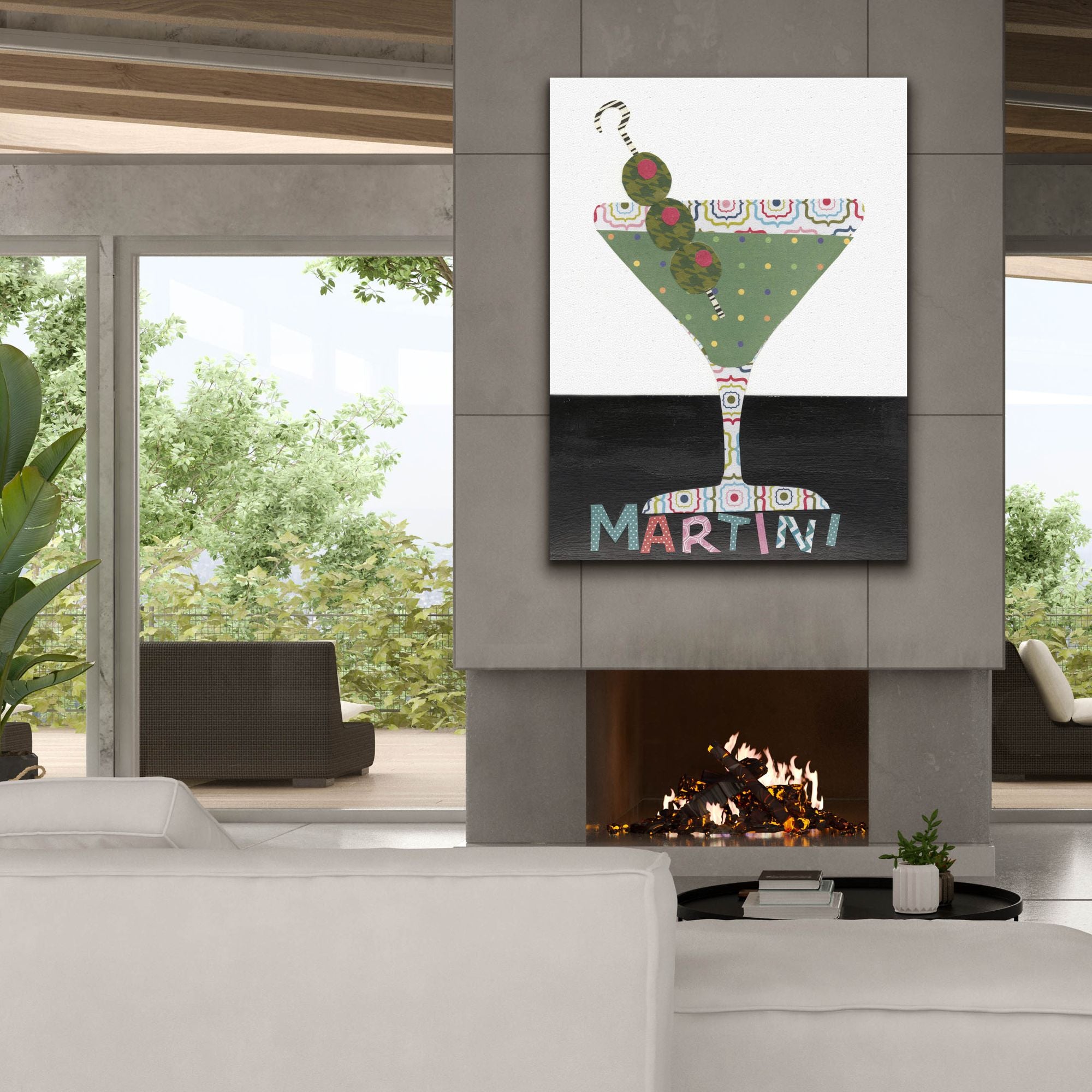 'Mix Me a Drink II' by Regina Moore, Canvas Wall Art,40x54