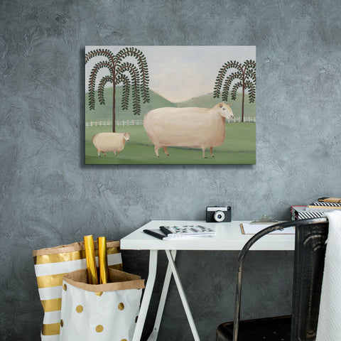 Image of 'Folk Farm I' by Regina Moore, Canvas Wall Art,26 x 18