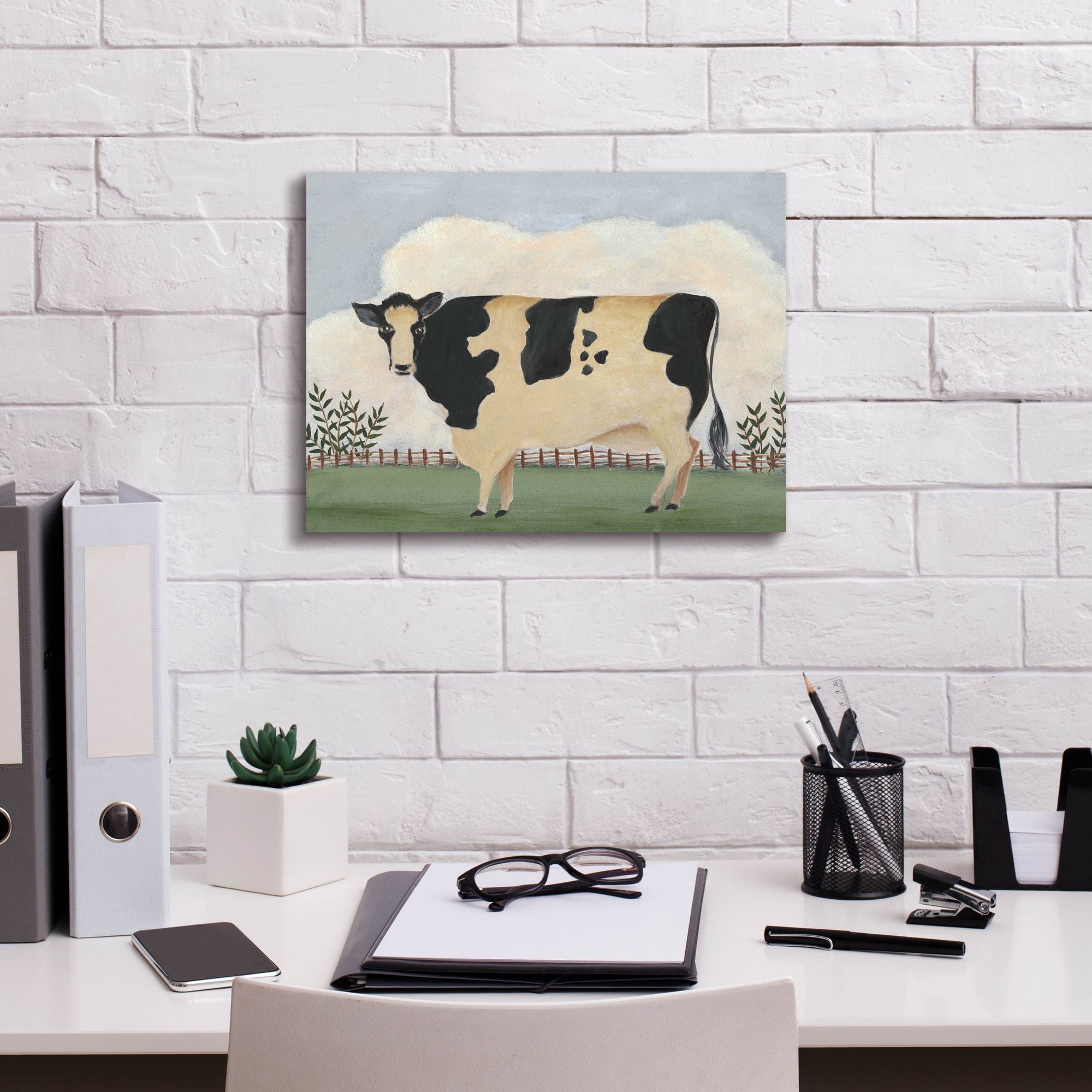 'Folk Farm II' by Regina Moore, Canvas Wall Art,16 x 12