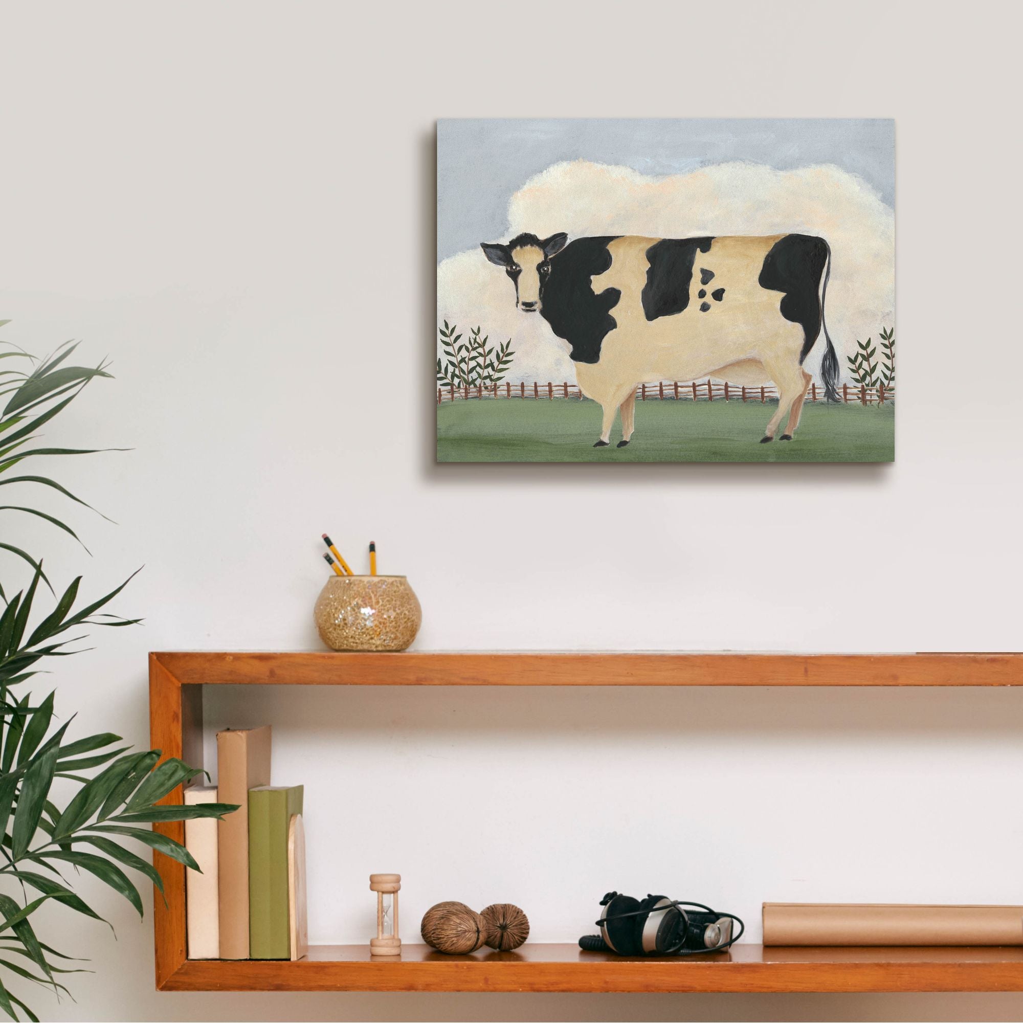 'Folk Farm II' by Regina Moore, Canvas Wall Art,16 x 12